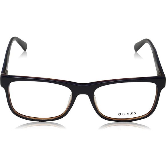 Guess GU 1943 Square Full Rim Designer Glasses, Men's Matte Blue 56-17-145 - Picture 2 of 14